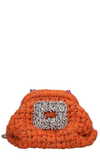 Borsa mini Mama in tessuto 