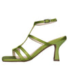 LORENZO MARI Satin sandals