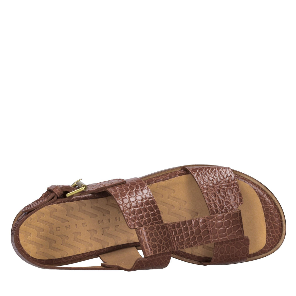 Sandali flat in pelle 