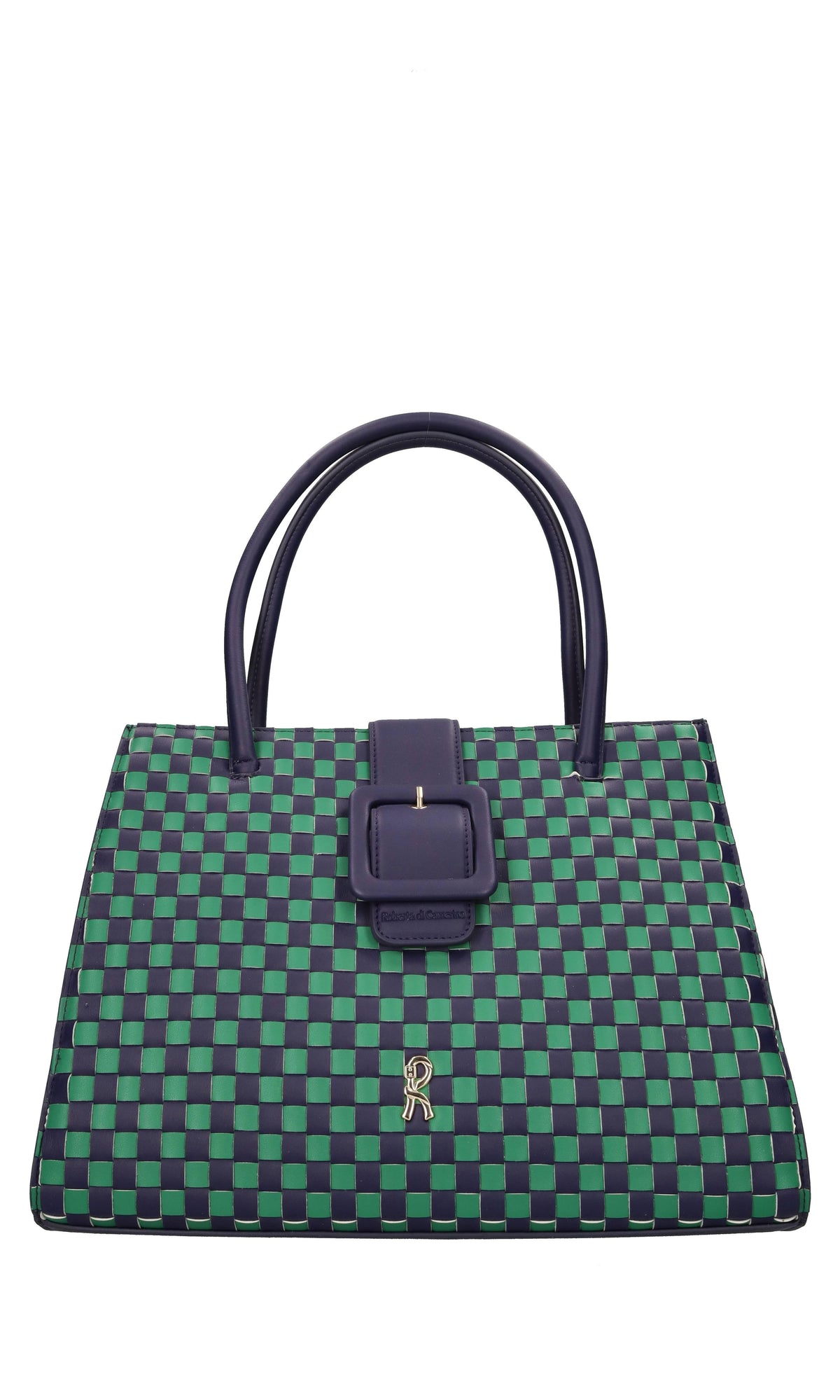 Borsa Peggy Tote in ecopelle intrecciata 