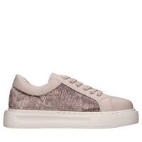 Sneakers in ecopelle e tessuto 
