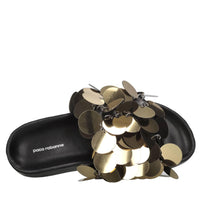 Mules Sparkle in pelle e paillettes 