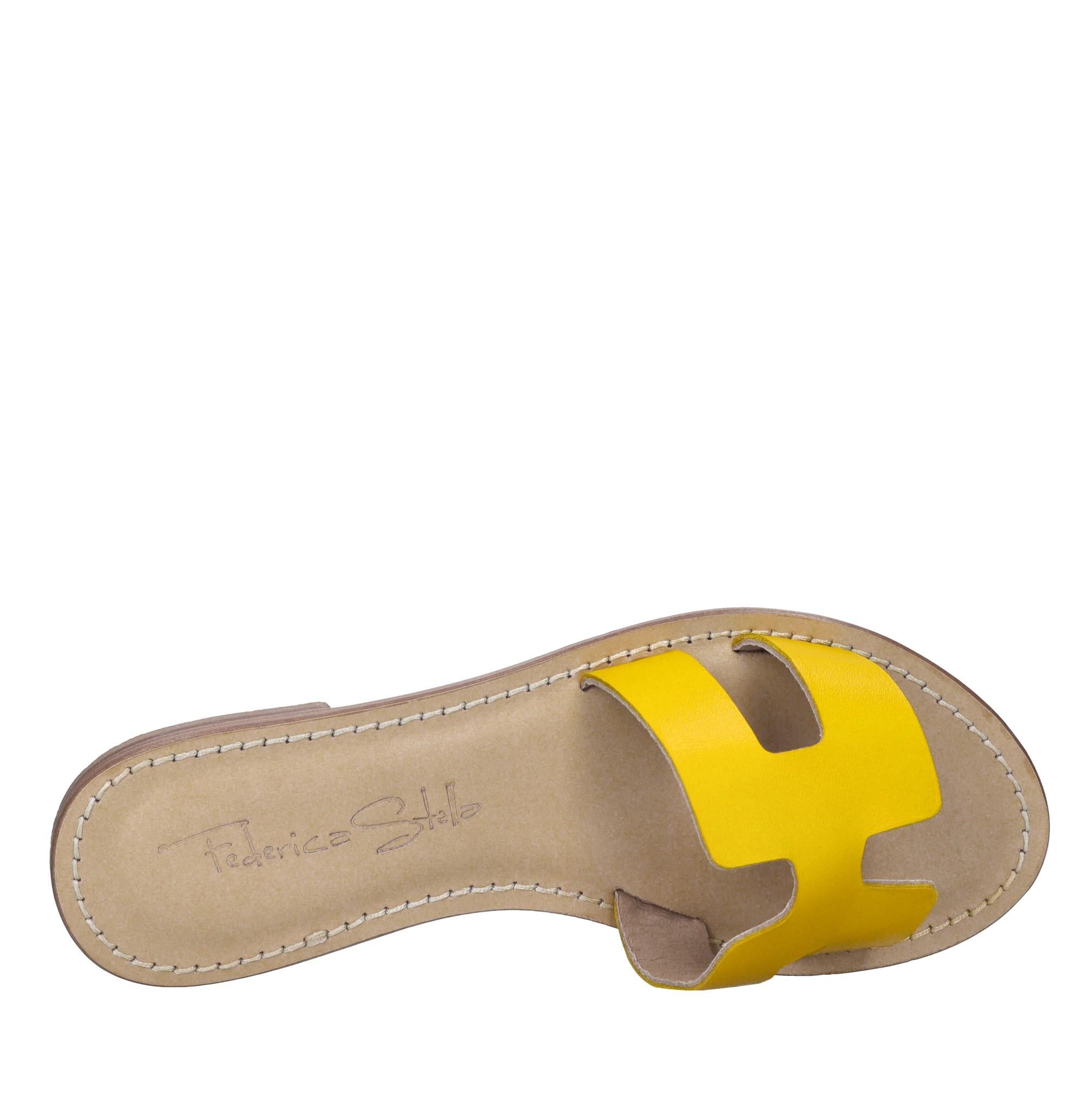 Mules in pelle 