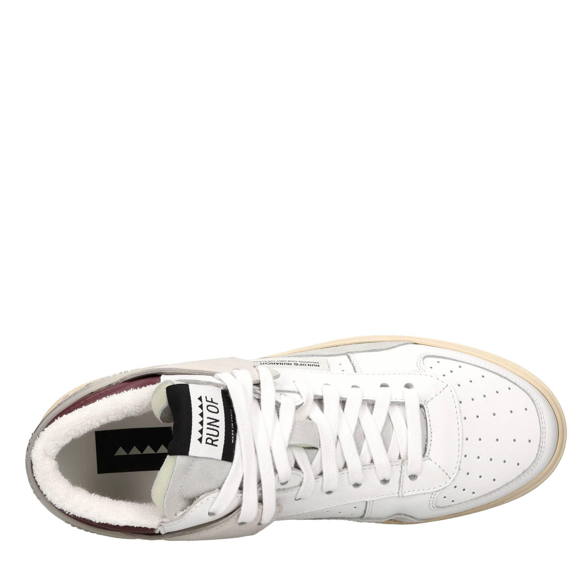Sneakers modello HIGH COMBO in pelle e camoscio 