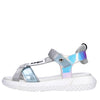 ELENA IACHI Leather and faux leather sandals