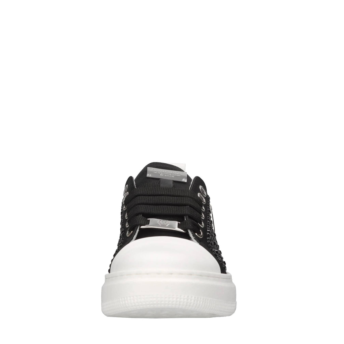Sneakers in raso e strass 