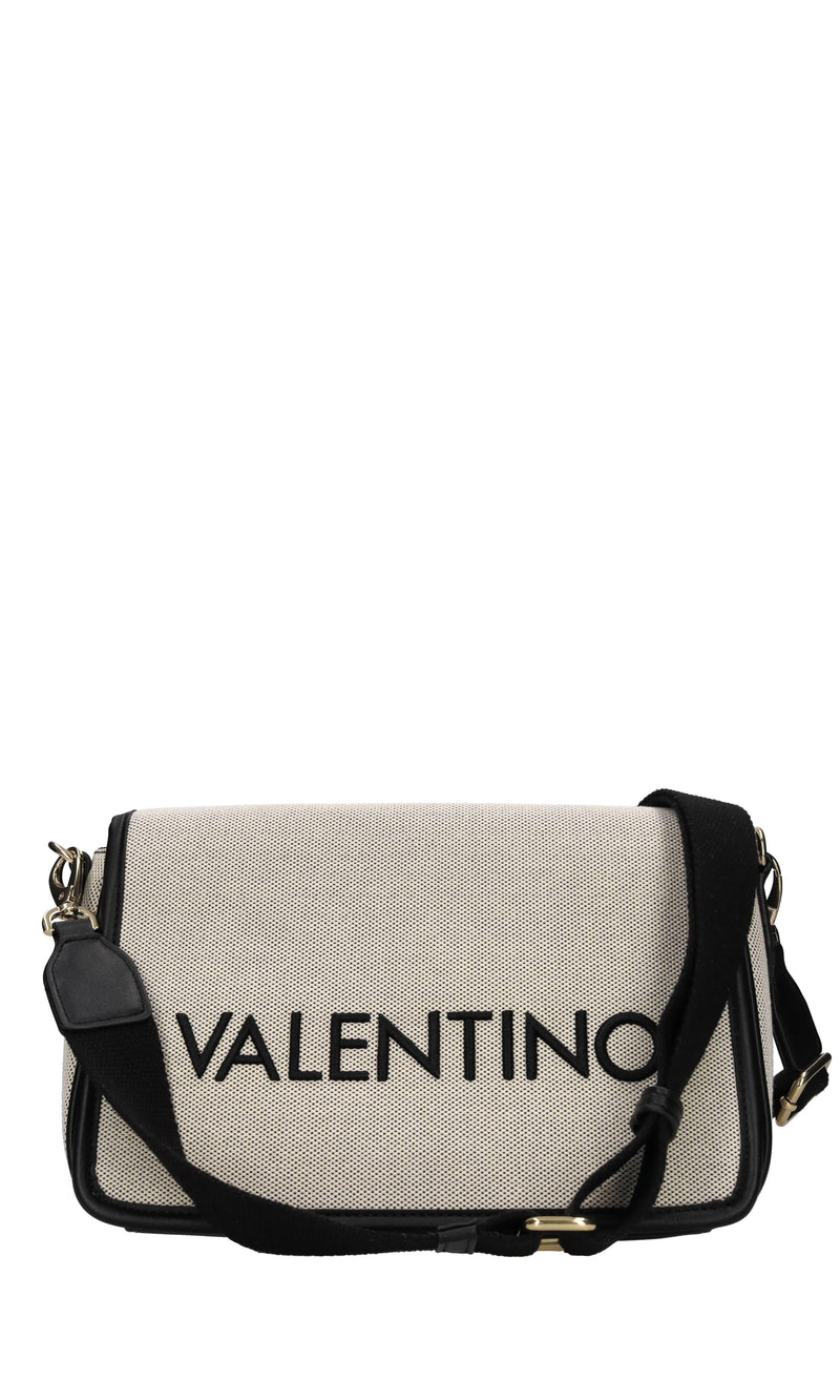 Borsa in tessuto ed ecopelle 