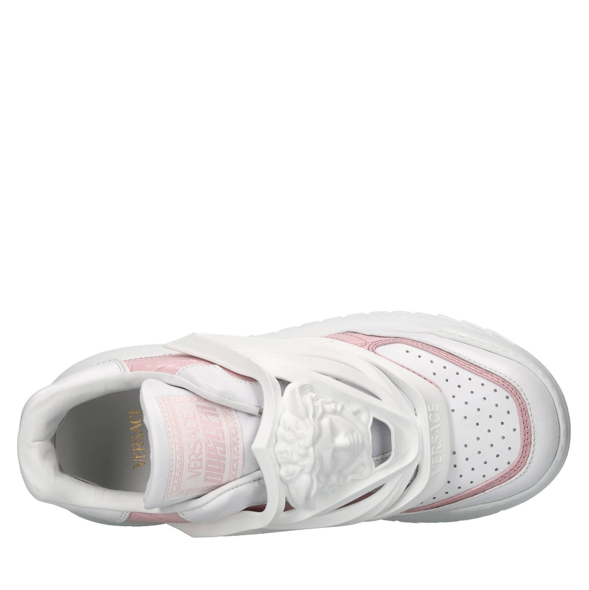 Sneakers in pelle e gomma 