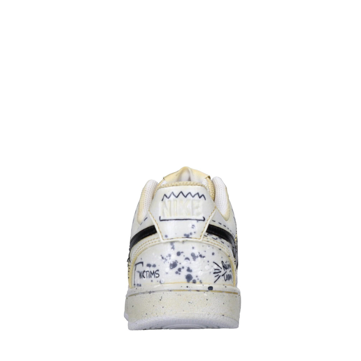 Sneakers in ecopelle e tessuto 