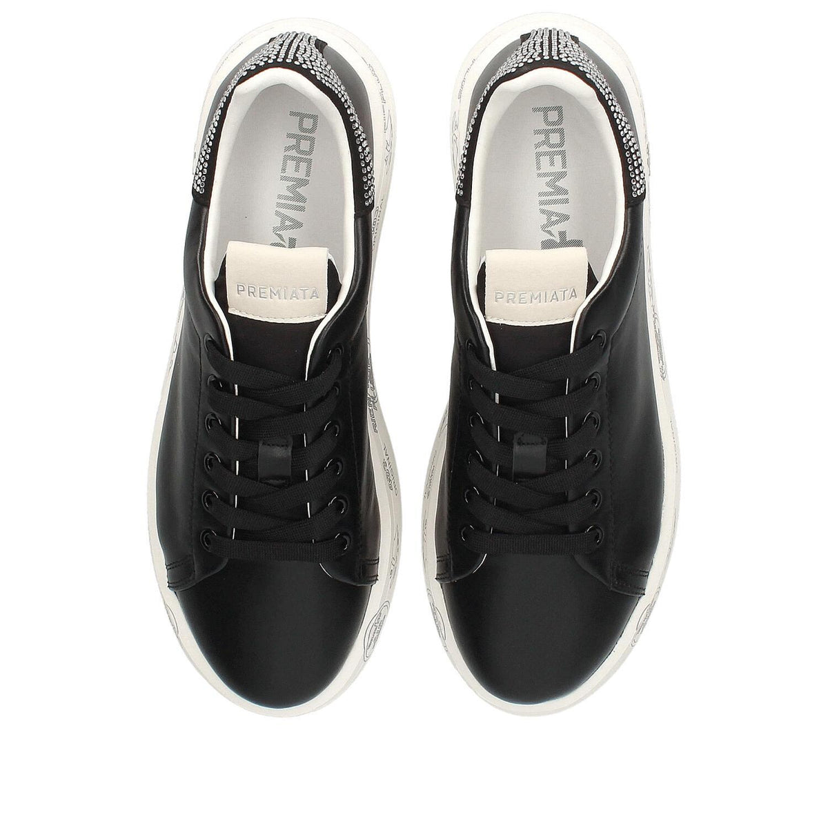 Sneakers Belle Var 7810 in pelle, ecopelle e tessuto<BR/> 