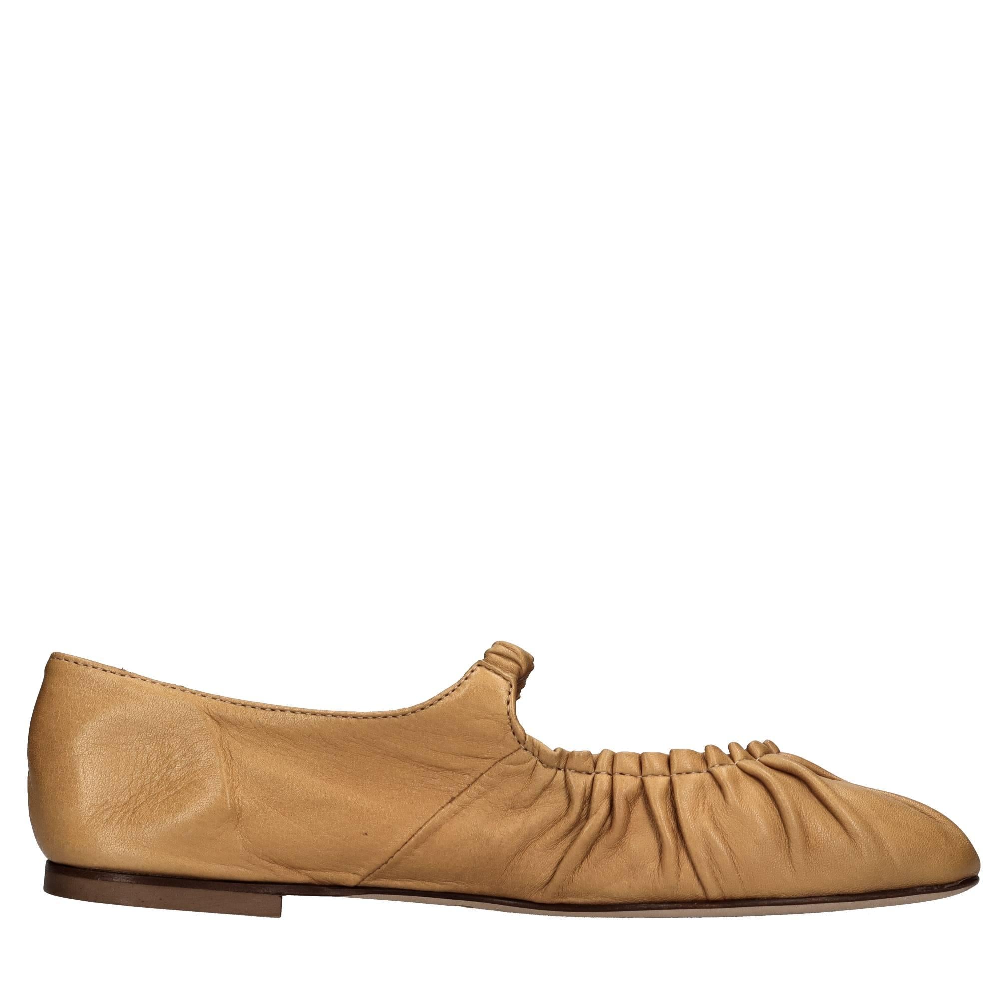 Ballerine in pelle 