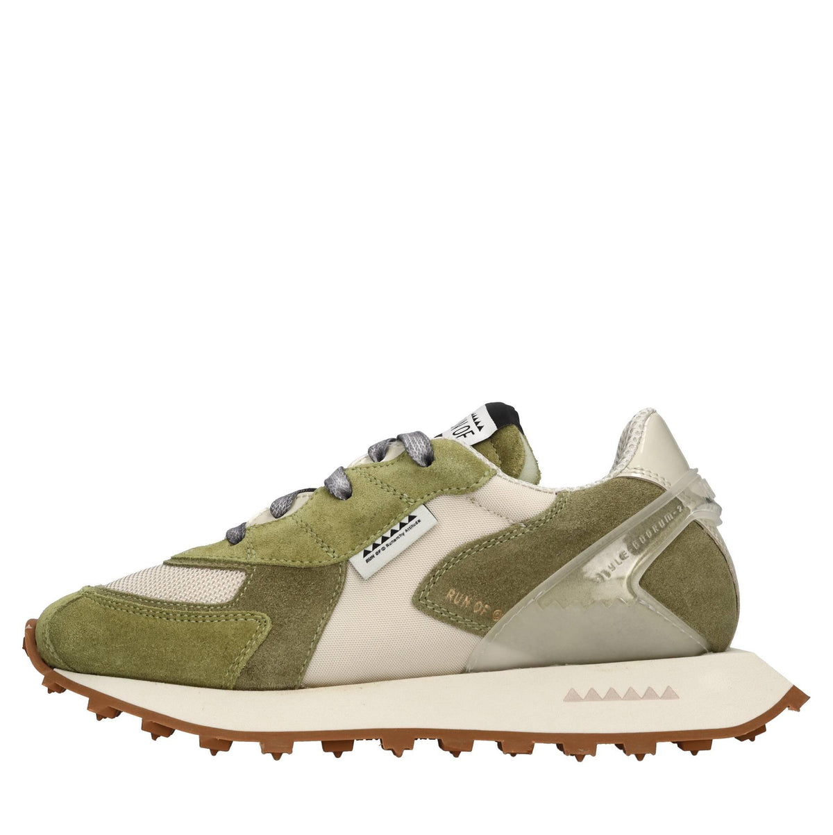 Sneakers modello MUSK W in camoscio e tessuto 