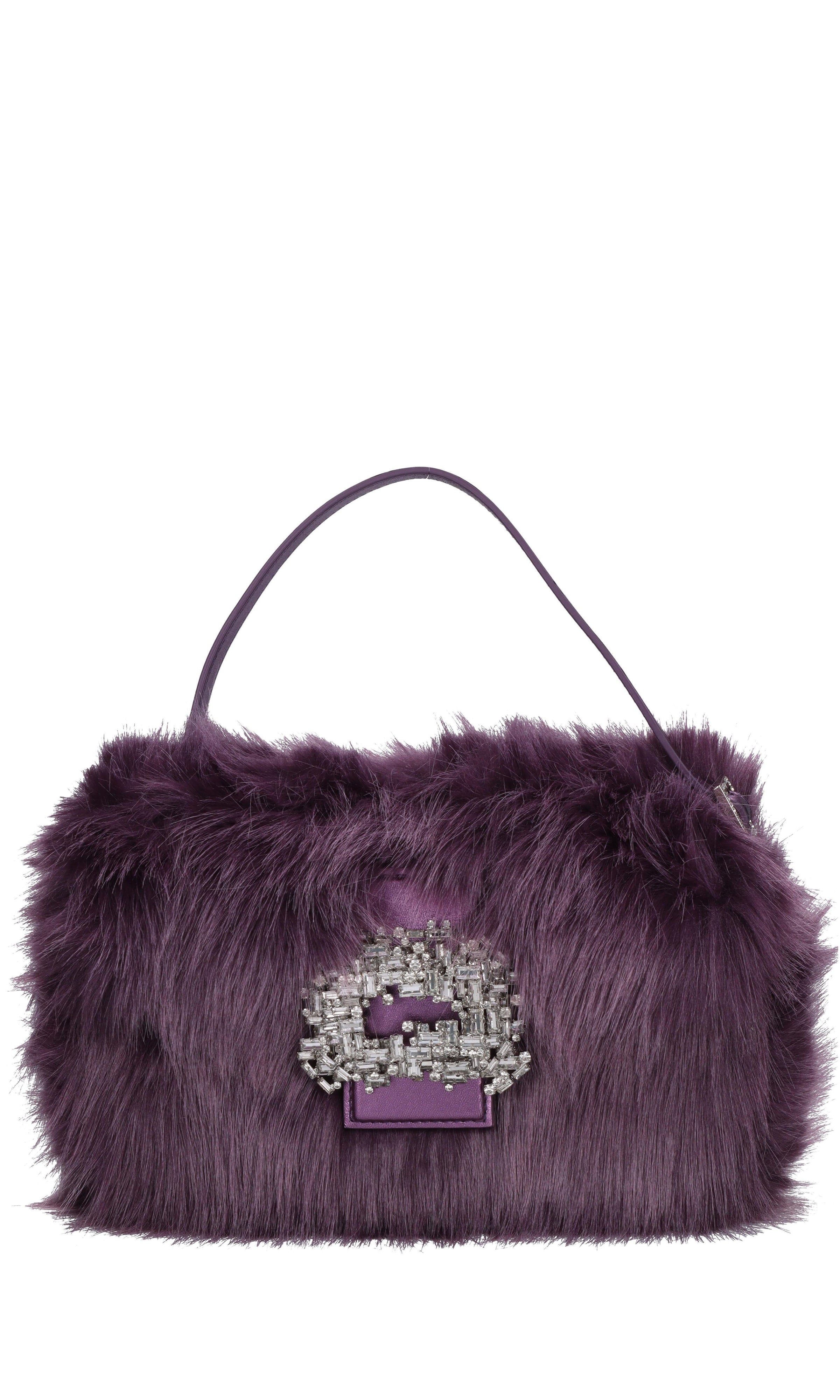 Borsa modello Habibi fox in ecopelliccia 