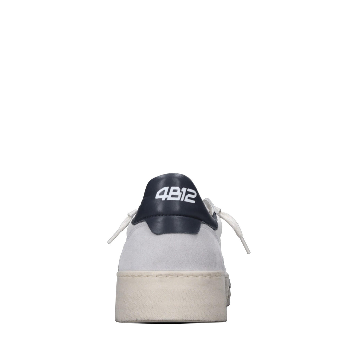 Sneakers in pelle e tessuto 