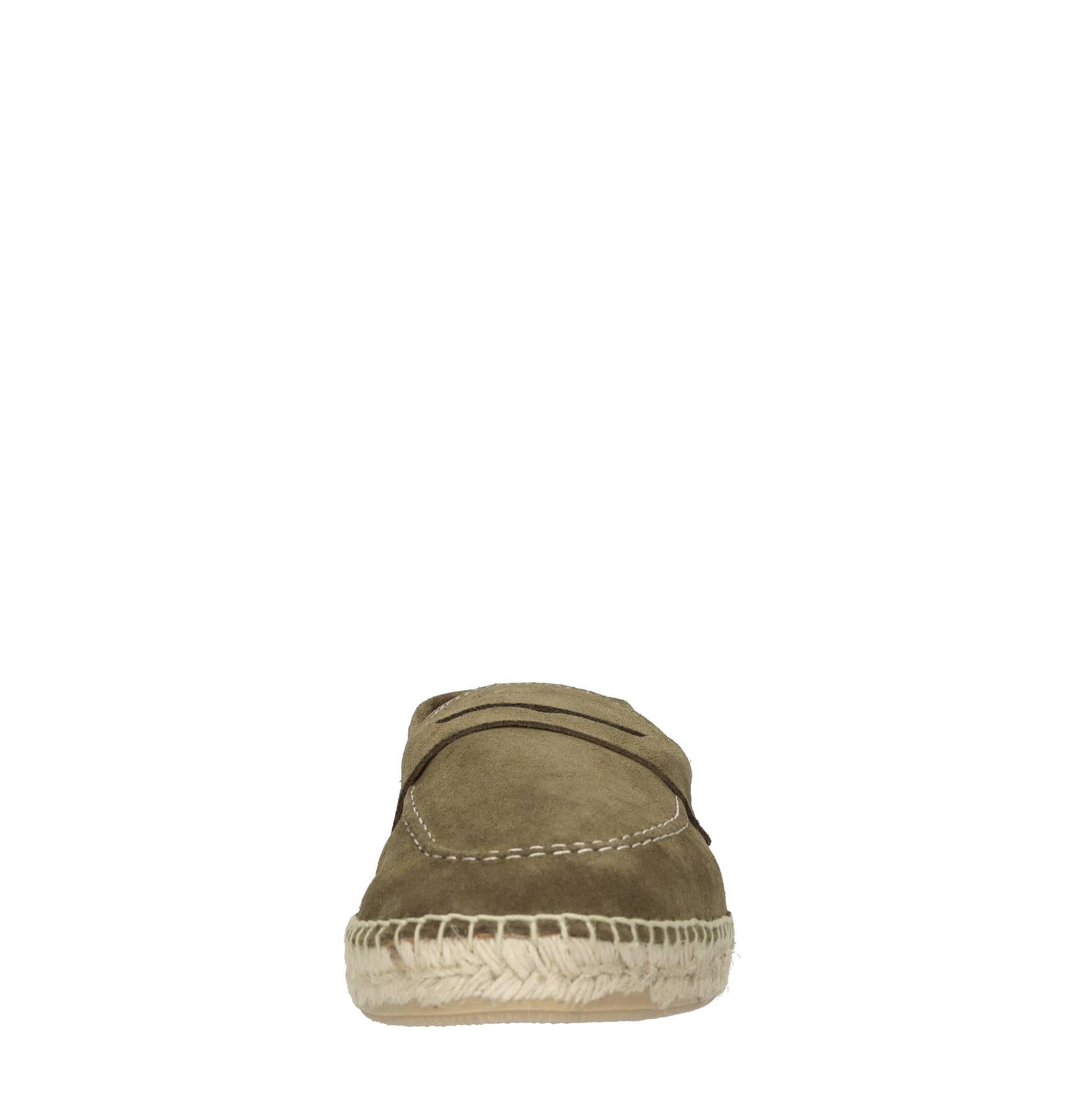 Mocassini espadrillas in camoscio 