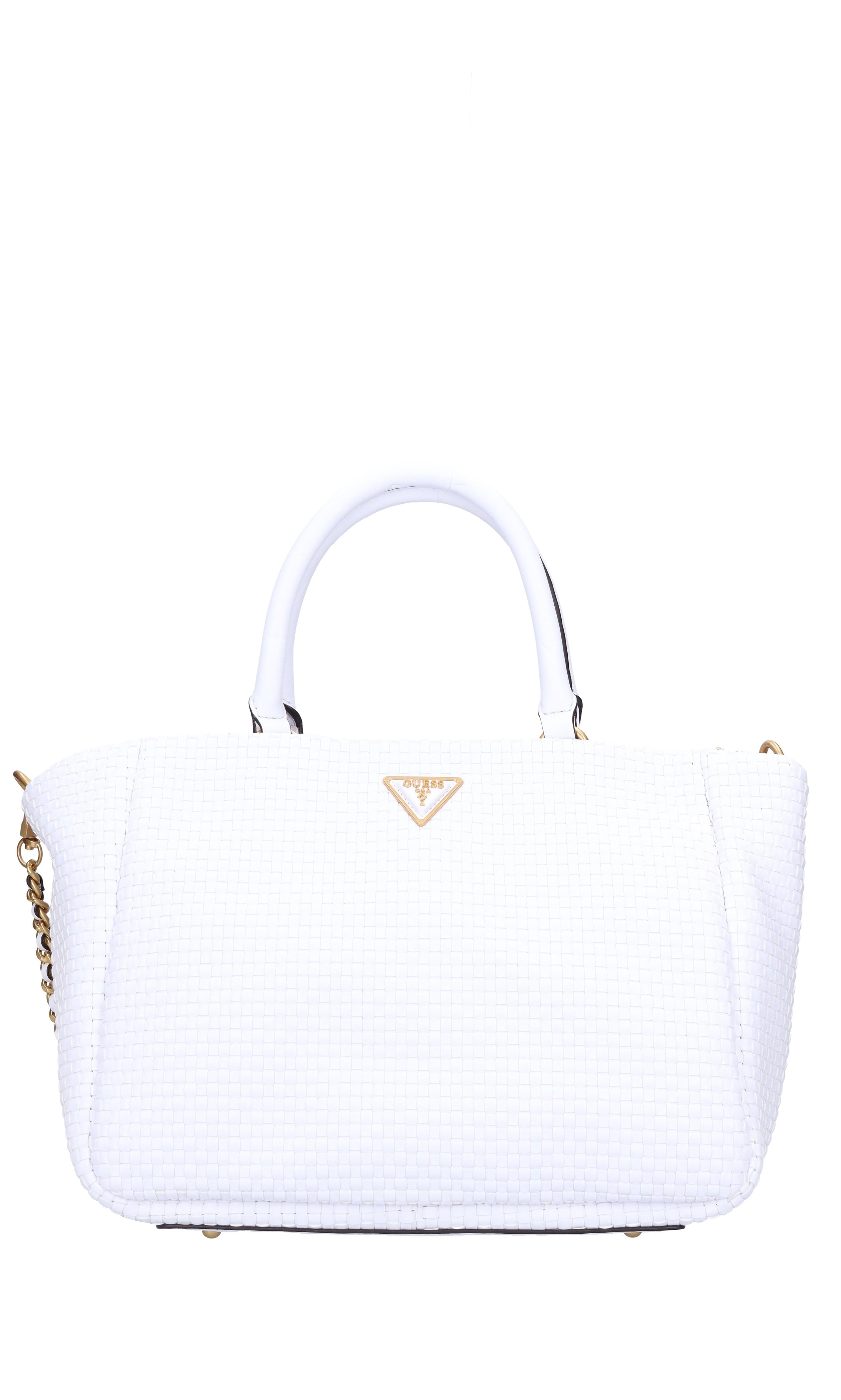 Borsa in ecopelle intrecciata 