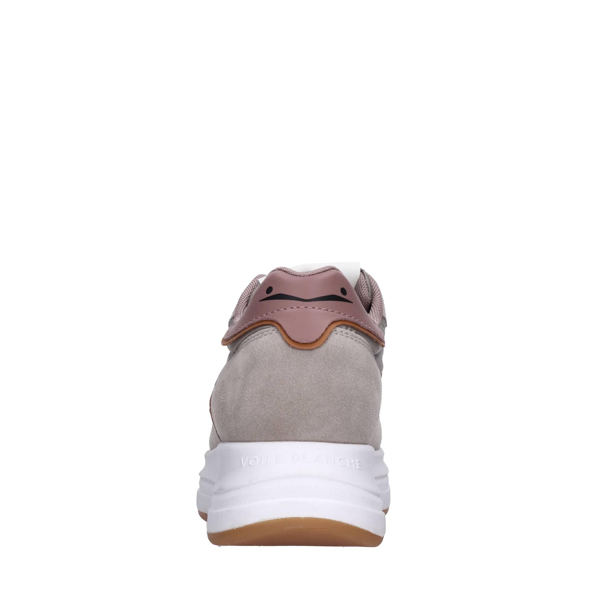 Sneakers in camoscio pelle e tessuto 