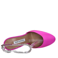 Décolleté slingback in raso 