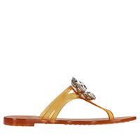 Sandali flat Jelly in PVC e Swarovski 
