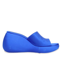 Mules Zeppa in raso 