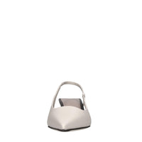 Décolléte slingback in pelle 