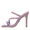 STEVE MADDEN Mules in tessuto e glitter