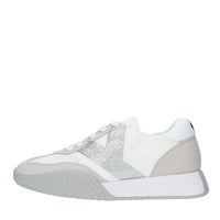 Sneakers in camoscio tessuto e gomma 