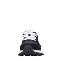 Sneakers in camoscio e pelle 