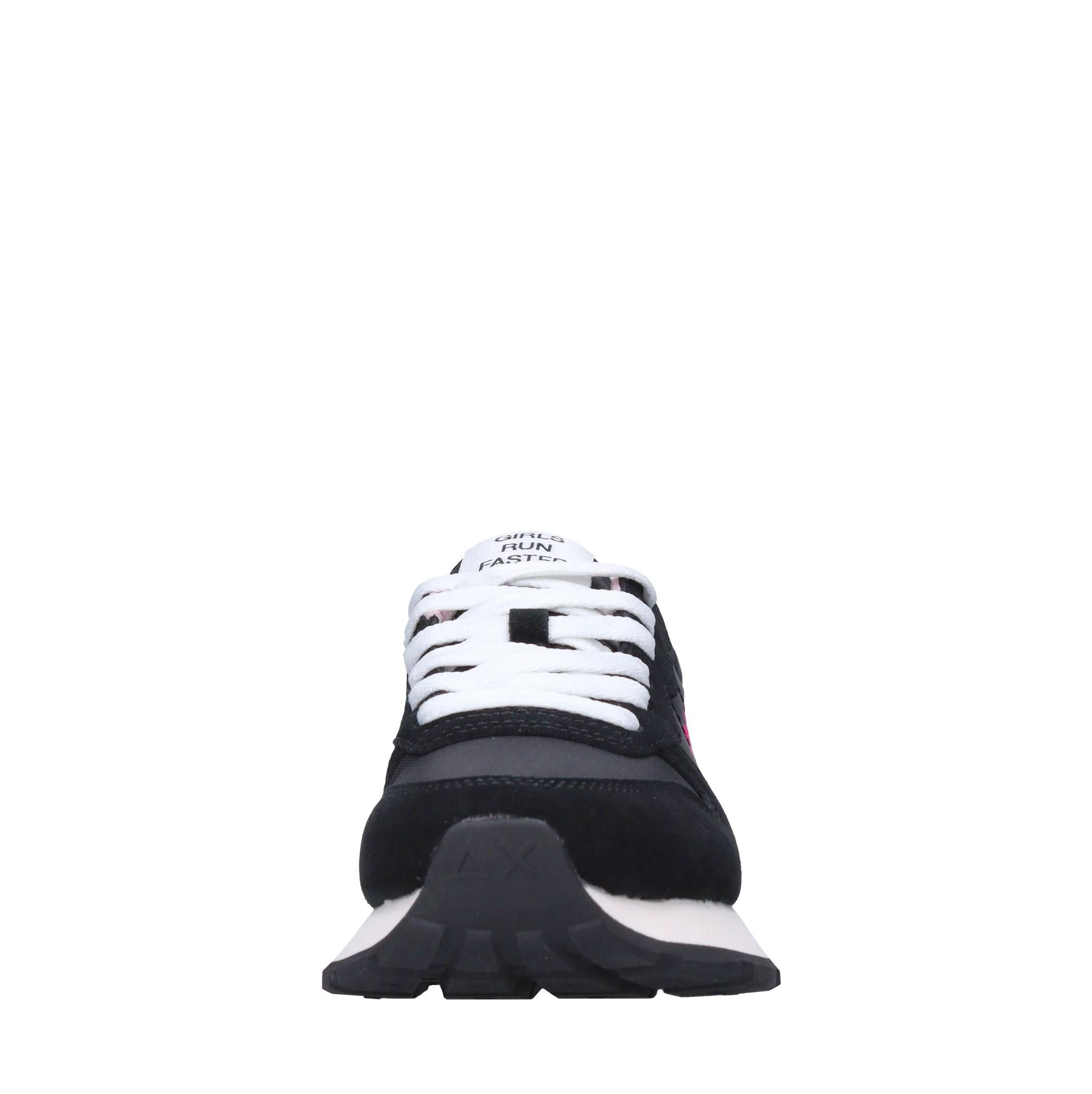 Sneakers in camoscio e pelle 