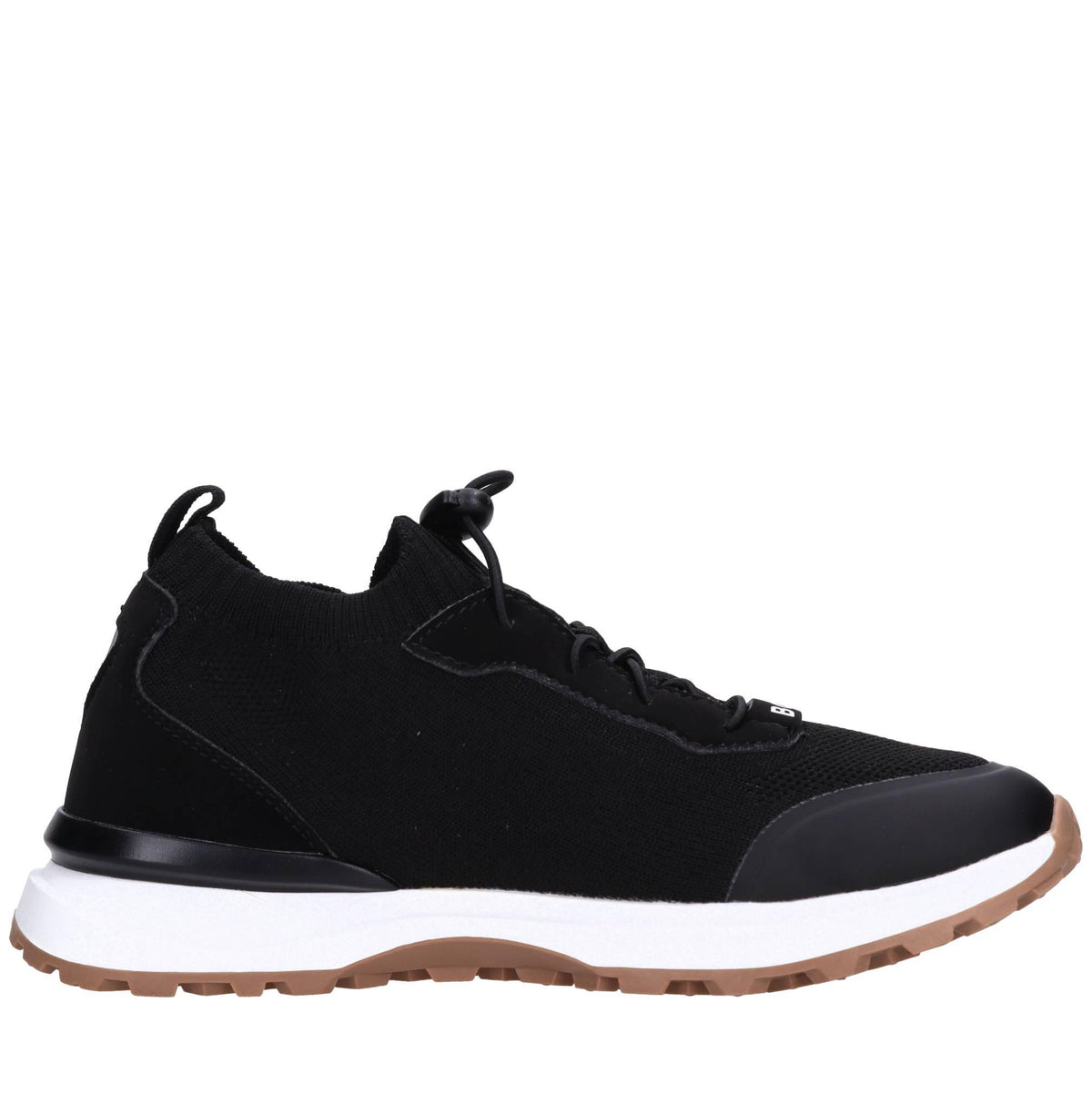 Sneakers in ecocamoscio e tessuto 