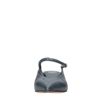 Décolleté slingback in pelle 