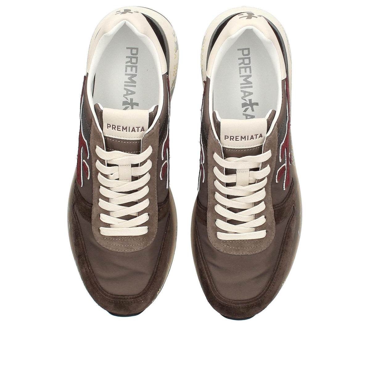 Sneakers Mick Var 7714 in camoscio, ecopelle e tessuto 