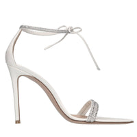 Sandali in raso e strass 