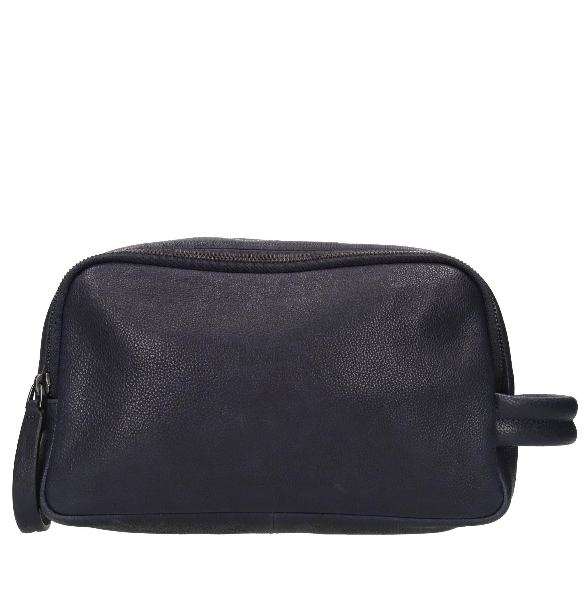 Beauty case in pelle 