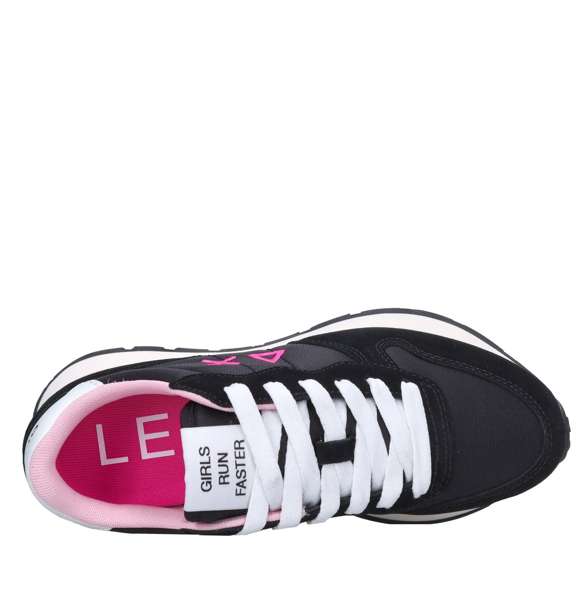 Sneakers in camoscio e pelle 