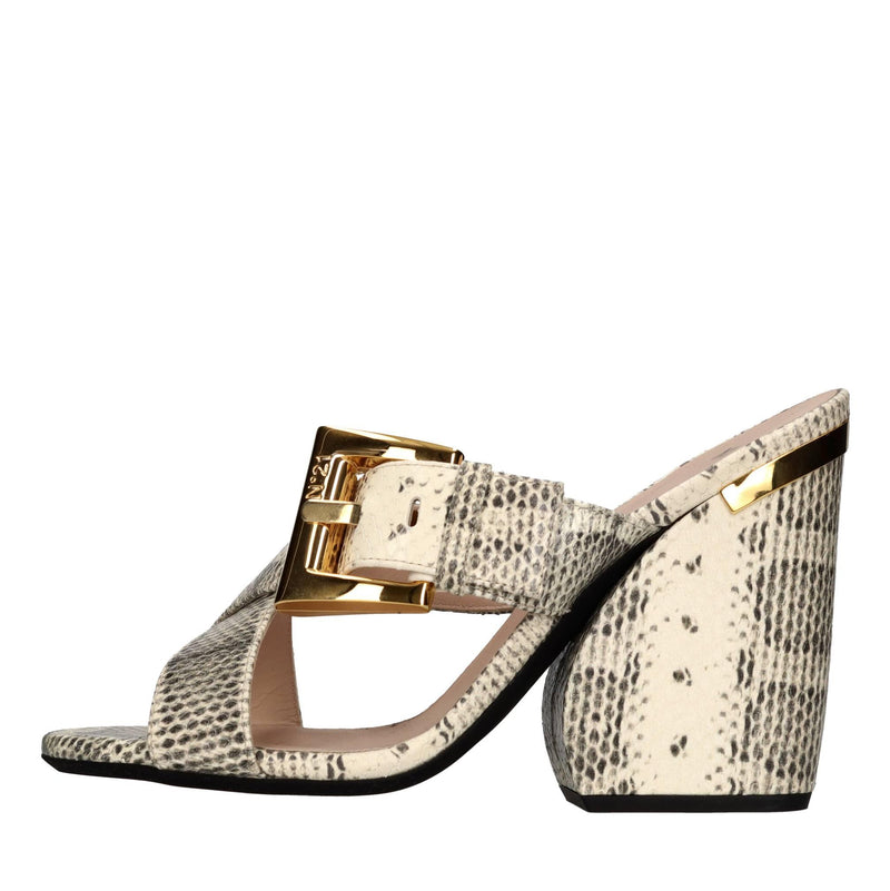 Mules in pelle 