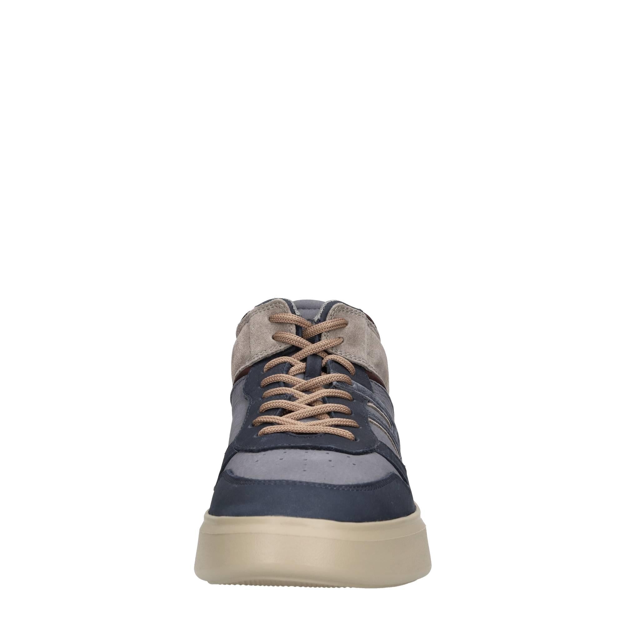 Sneakers in pelle e camoscio 