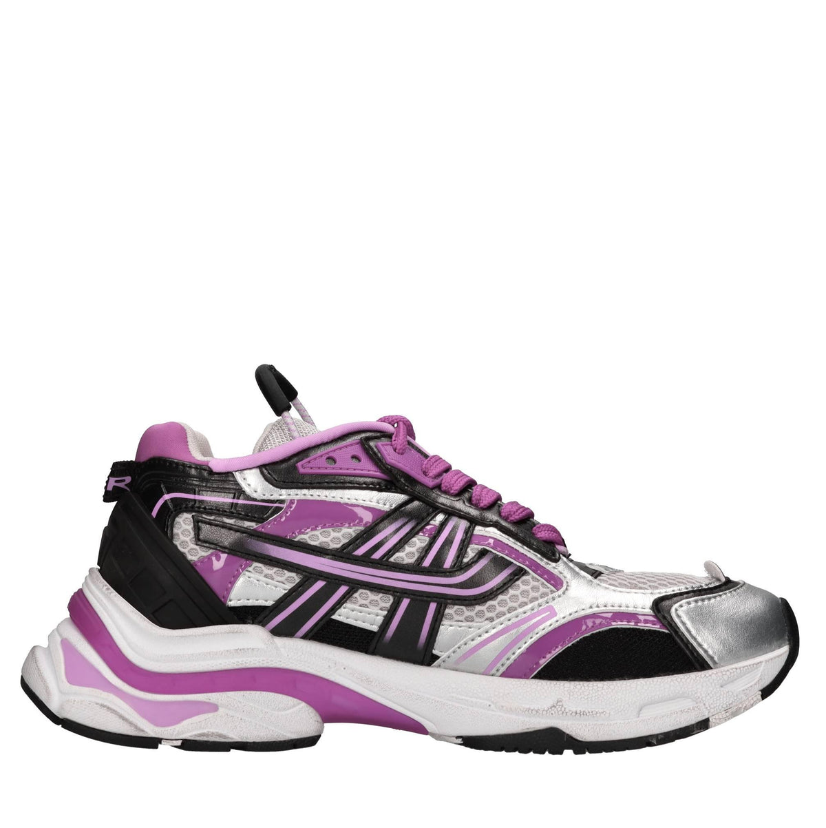 Sneakers Race in ecopelle e tessuto 