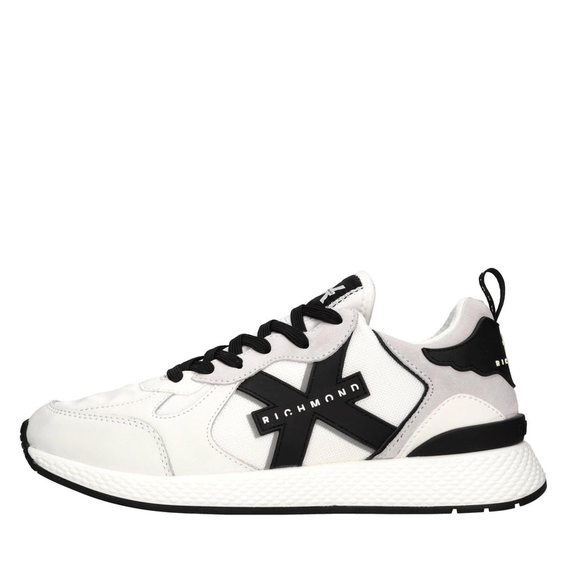 Sneakers in camoscio ed ecopelle 