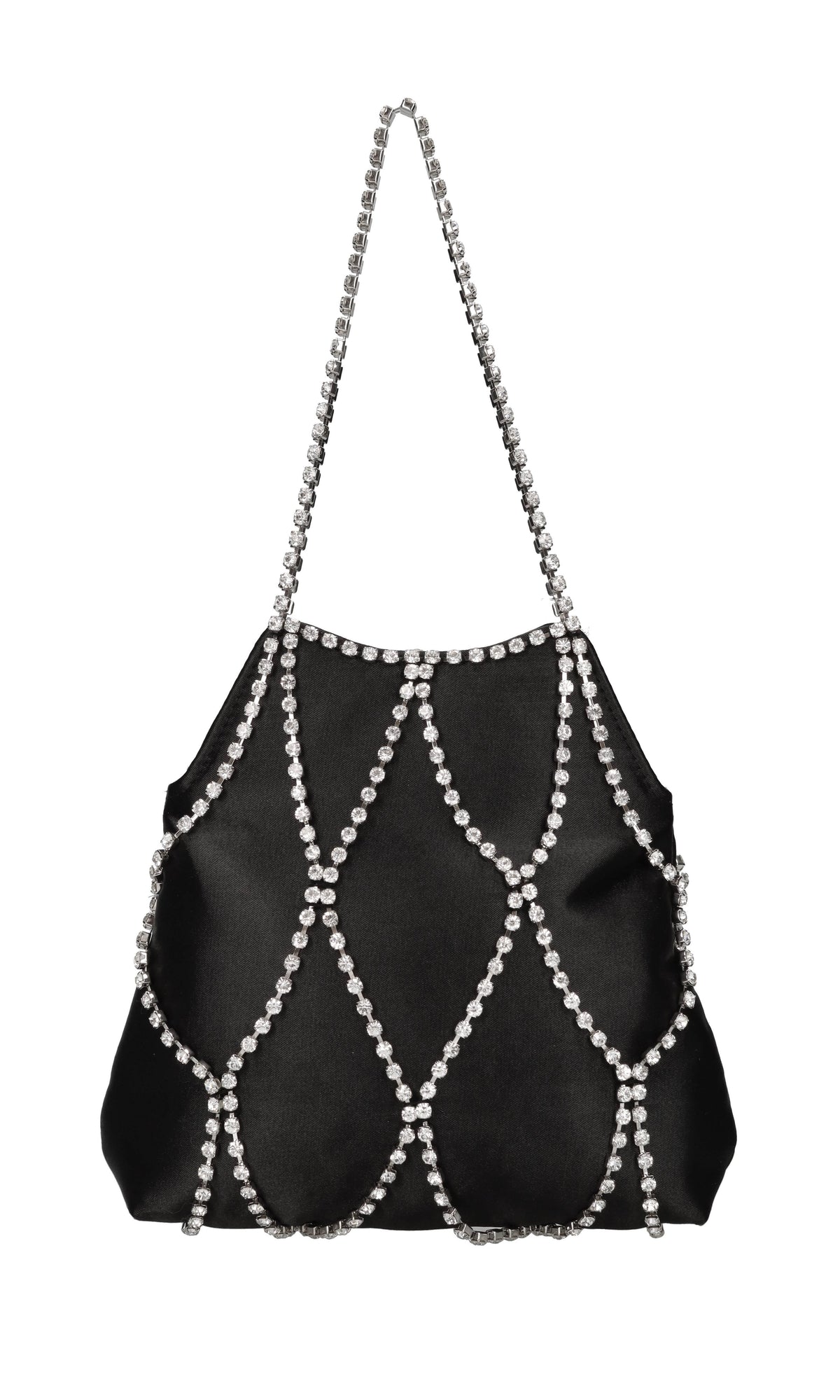 Borsa Kala in raso e strass 