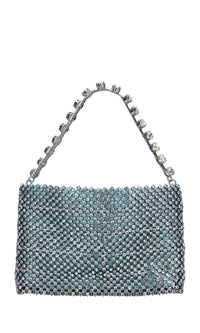 Borsa modello AURORA in tessuto e strass 