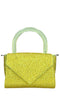 GEDEBE Borsa mini Cookie in raso e strass
