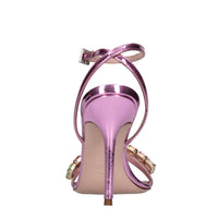 Sandali Poppy Mirror in pelle 