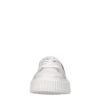 Sneakers in pelle e strass 