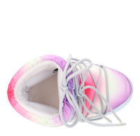 Stivaletti da neve modello ICON LOW TIE DYE MOON BOOT in nylon tecnico idrorepellente 