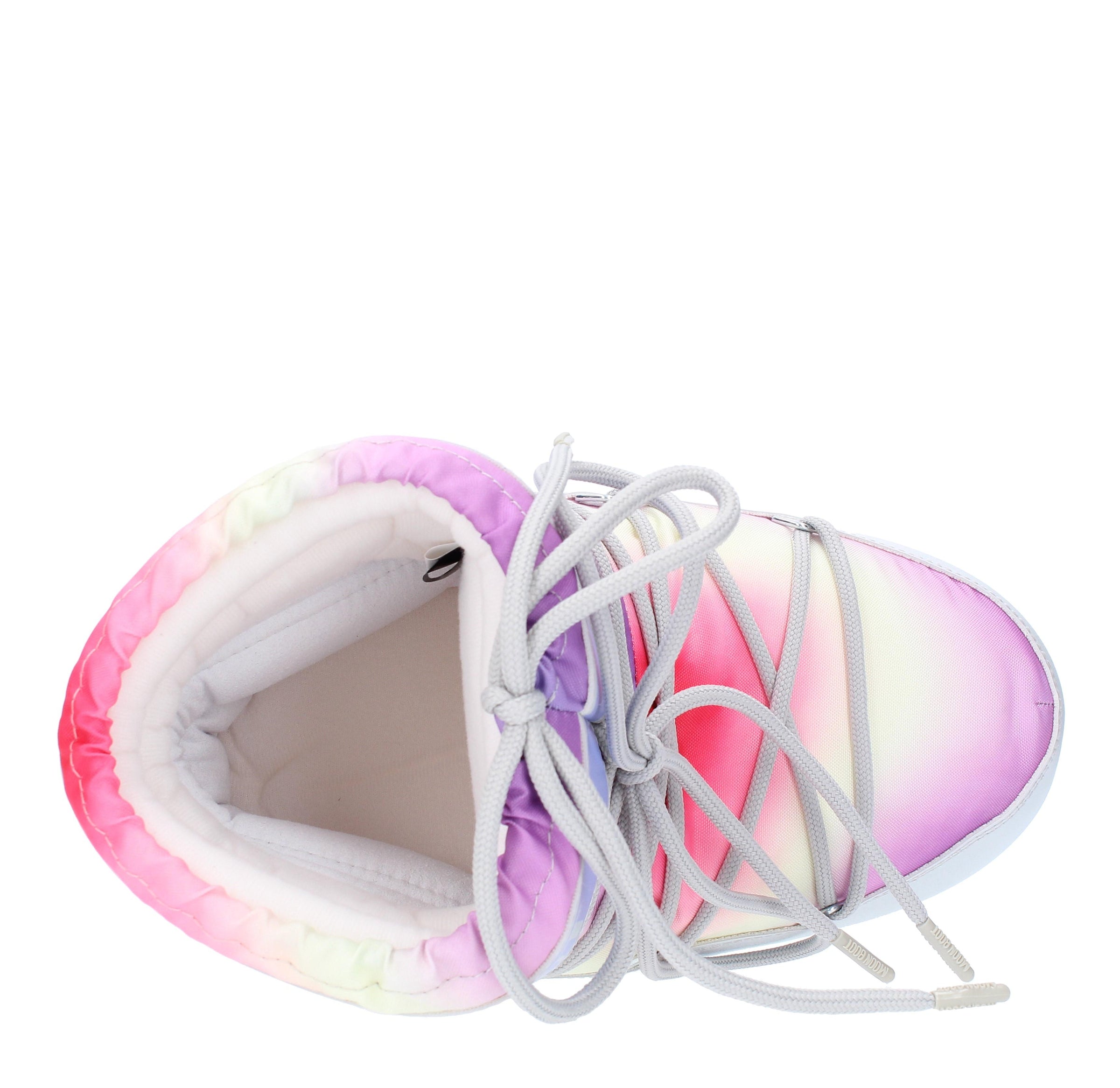 Stivaletti da neve modello ICON LOW TIE DYE MOON BOOT in nylon tecnico idrorepellente 