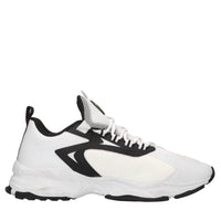 Sneakers in ecopelle e tessuto 