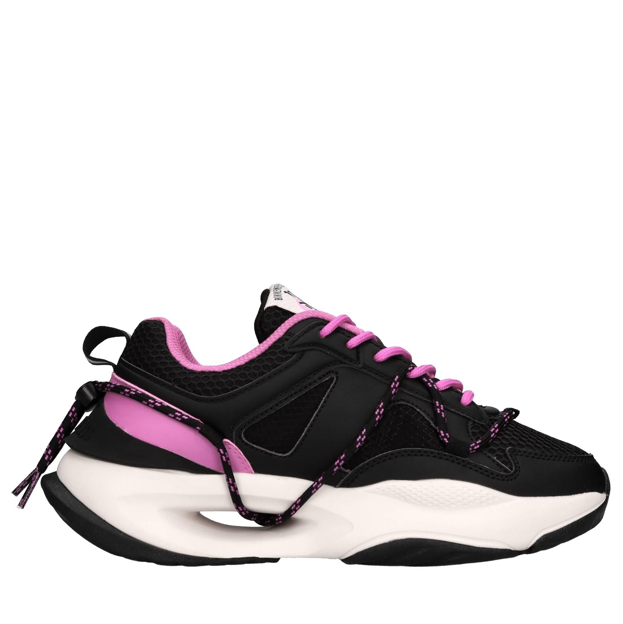 Sneakers in ecopelle e tessuto 