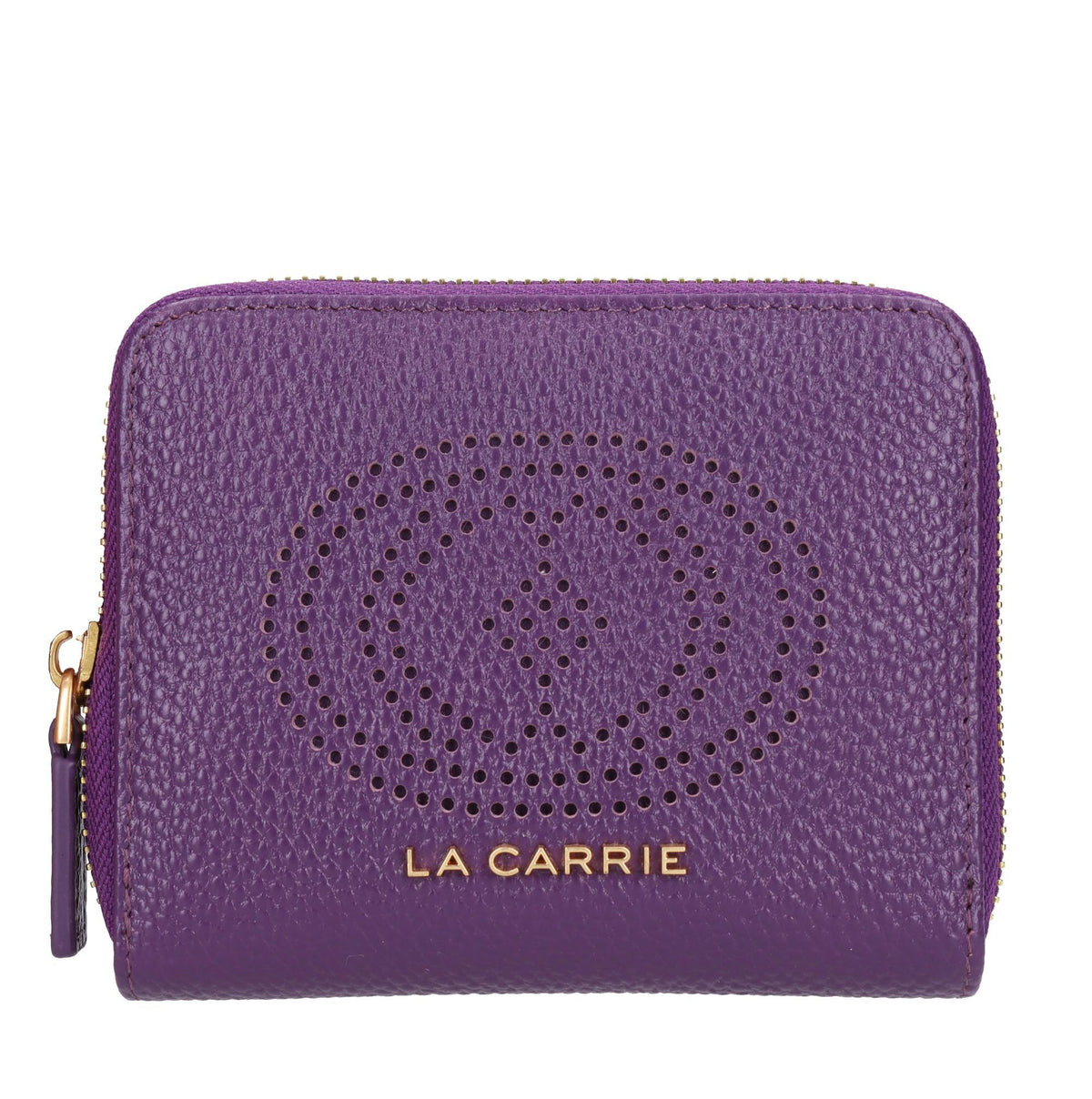 Portafoglio Drilled logo small wallet in pelle 