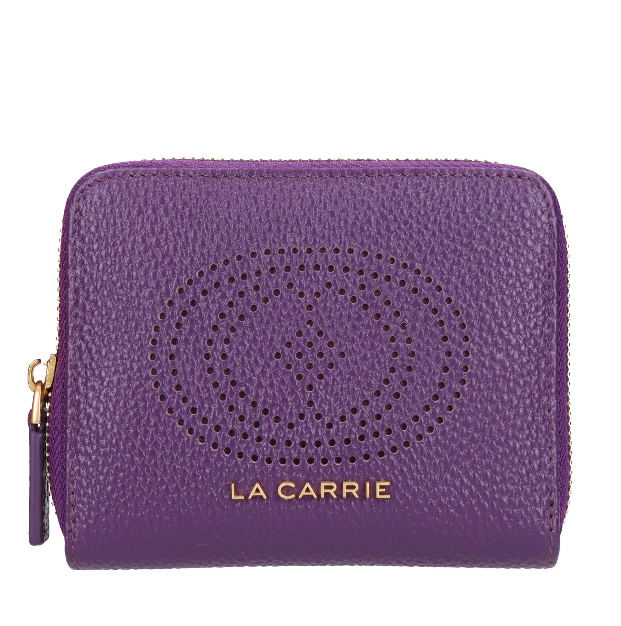 Portafoglio Drilled logo small wallet in pelle 